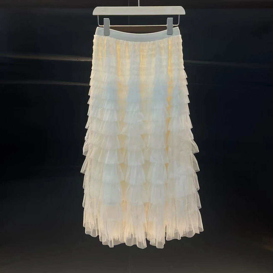 【仙女蛋糕裙】25款蛋糕裙显瘦高腰朦胧感半身裙时尚轻奢定制半裙