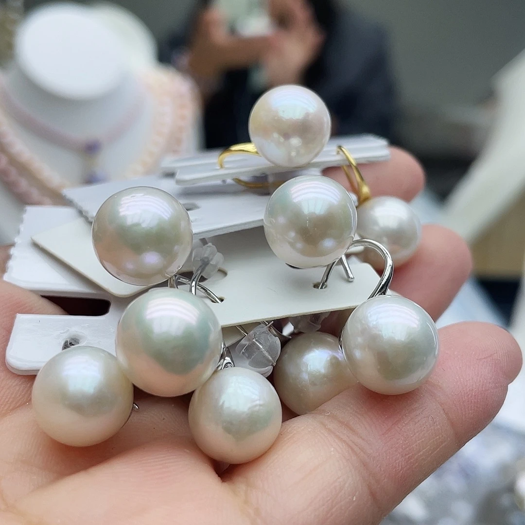 未镶嵌耳饰淡水珍珠