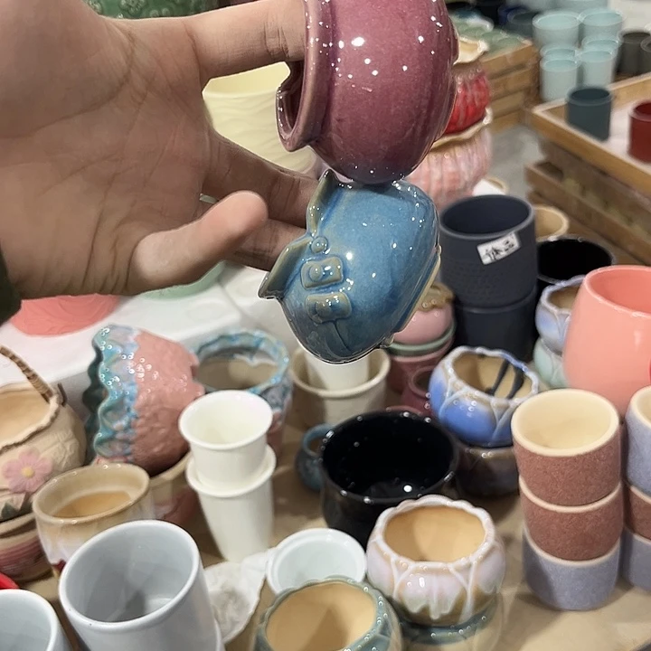 陶瓷花盆全场10包邮