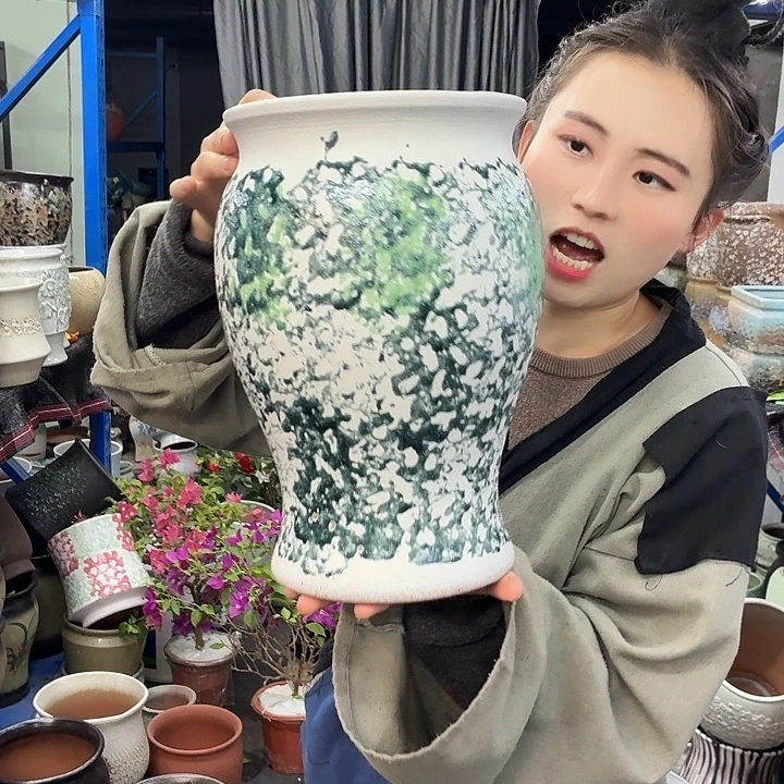 20×30 -粗陶花盆有孔-买买买