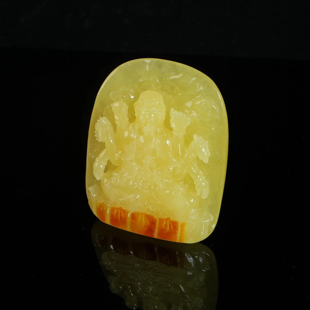 M2104 观音像 91.66g