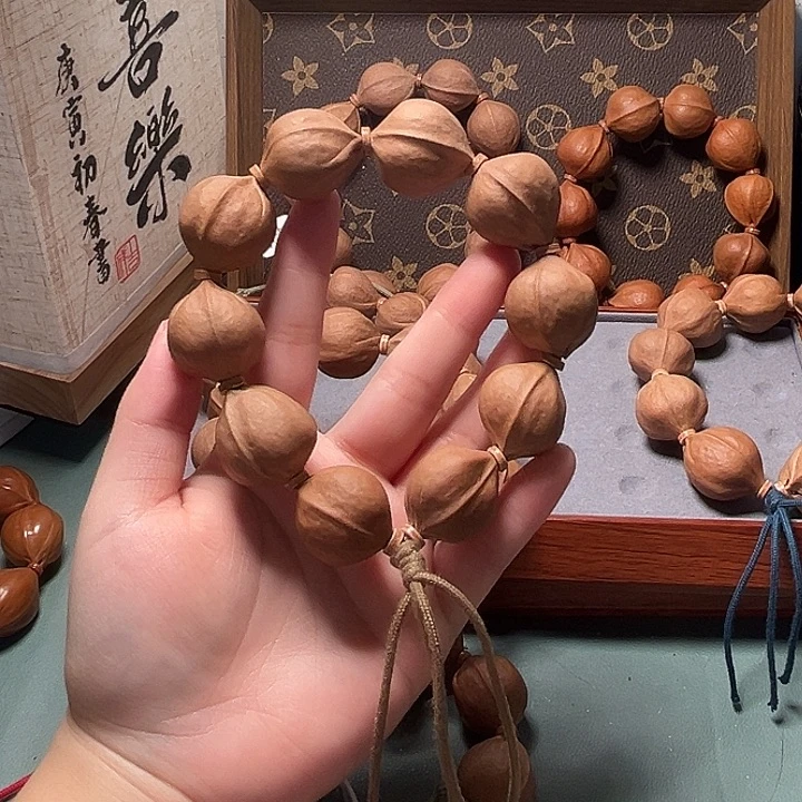 今***天手串/手链橄榄核2225梅林铁三花橄榄核
