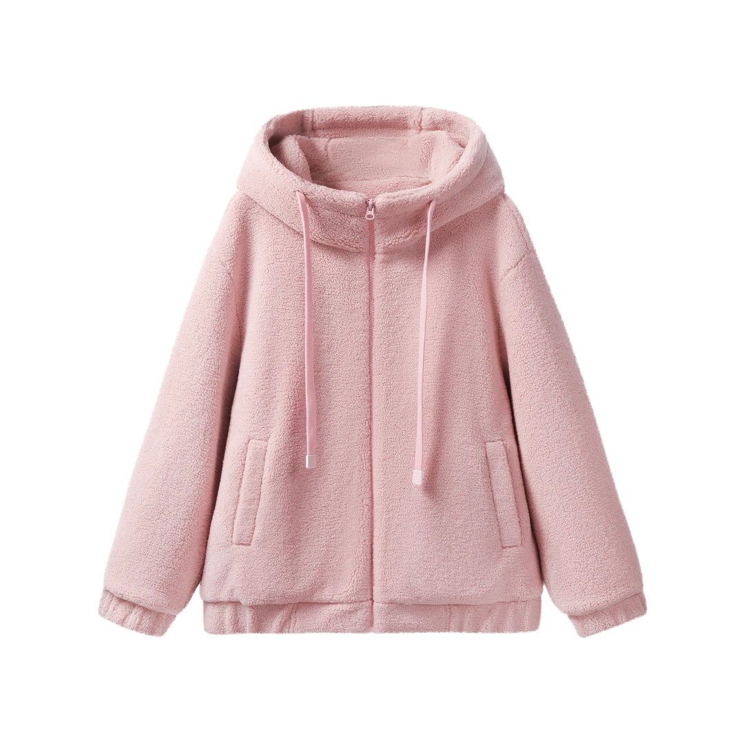 【多多专属】OBOE女装秋冬简约连帽休闲运动风羽绒服 OB01Y44012