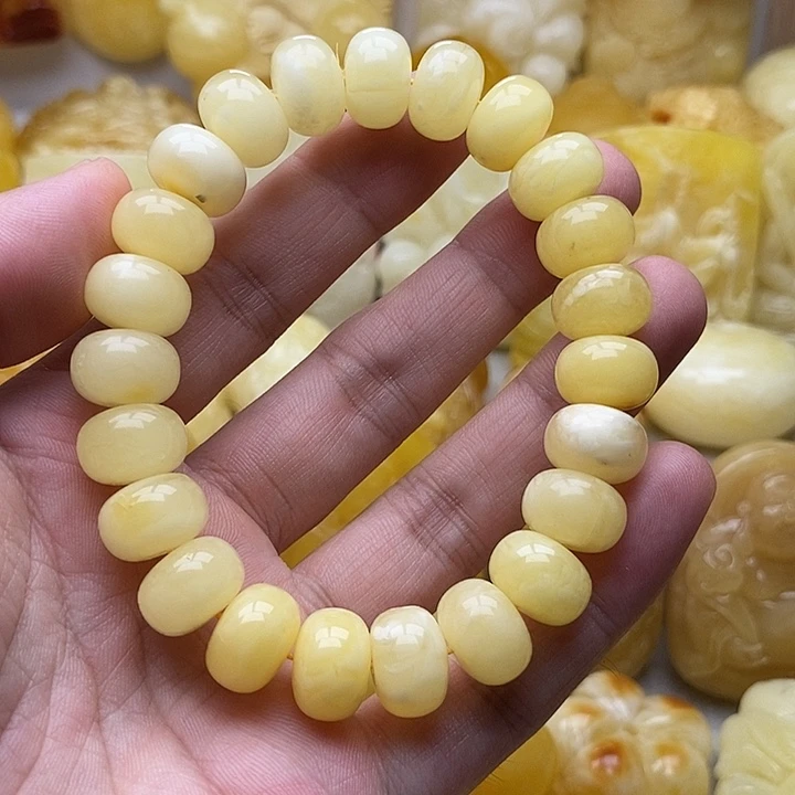 琥珀颈饰未镶嵌琥珀蜜蜡吊坠