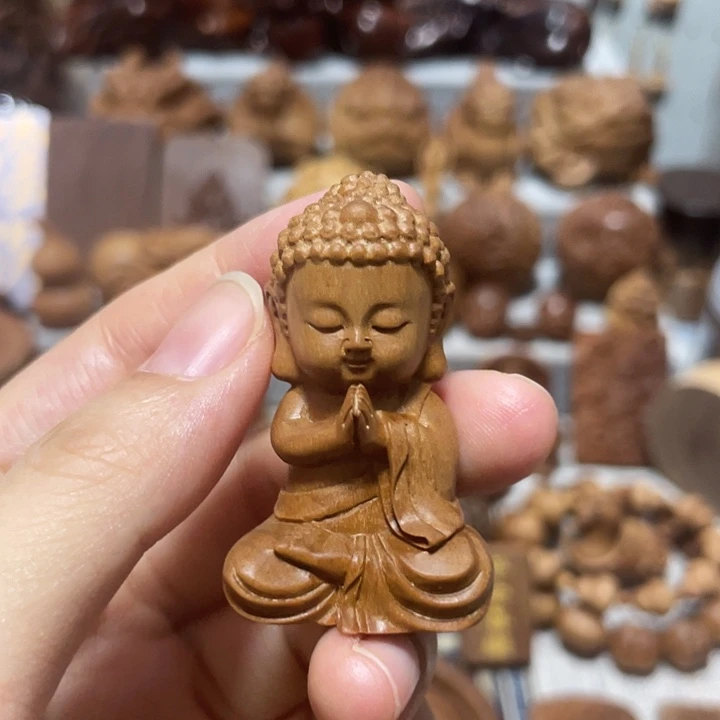 其他檀香木佛黑肉微瑕保真印度迈索尔老山檀香