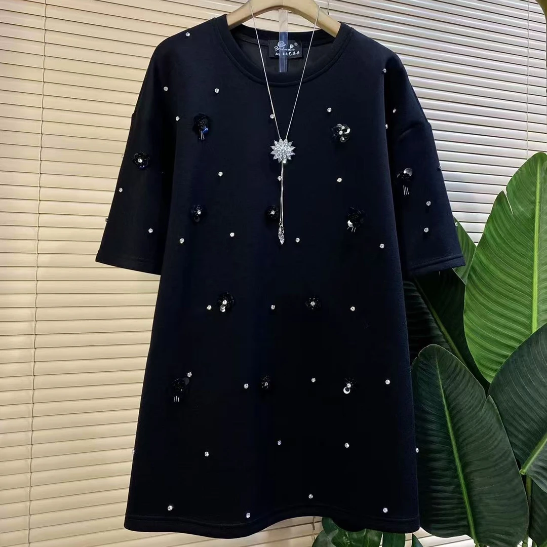 Y胖mm欧货时尚新款重工潮流设计款宽松遮肉大衫