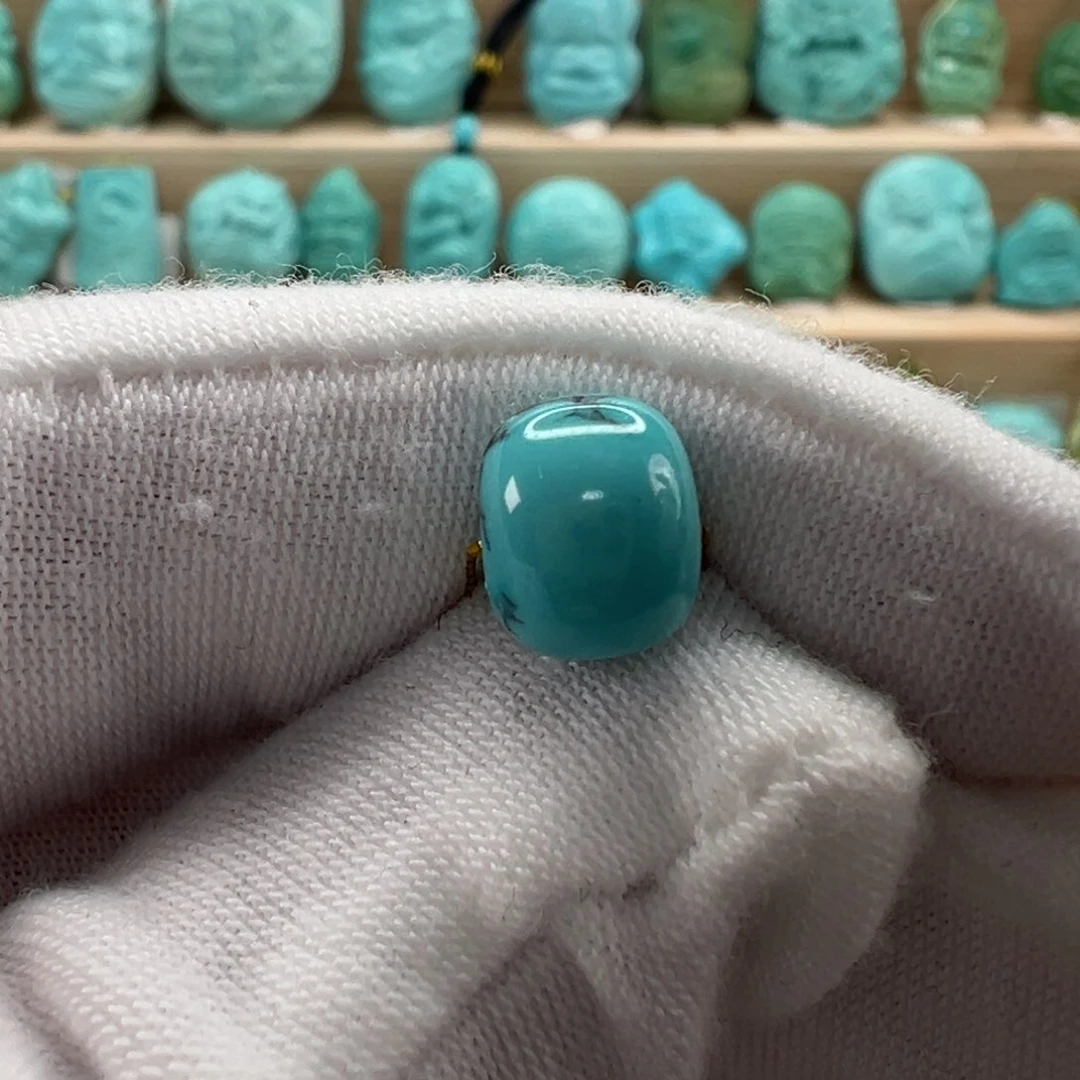 未镶嵌绿松石老型珠8.8x7.1mm