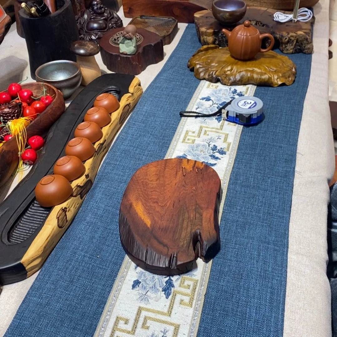 开播福利 红酸枝随形壶承干泡22-14-2