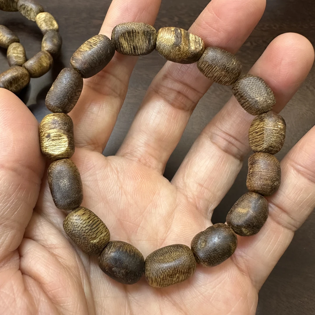 沉香沉香棋楠金沙叶天然留疤单圈 多样性发一件