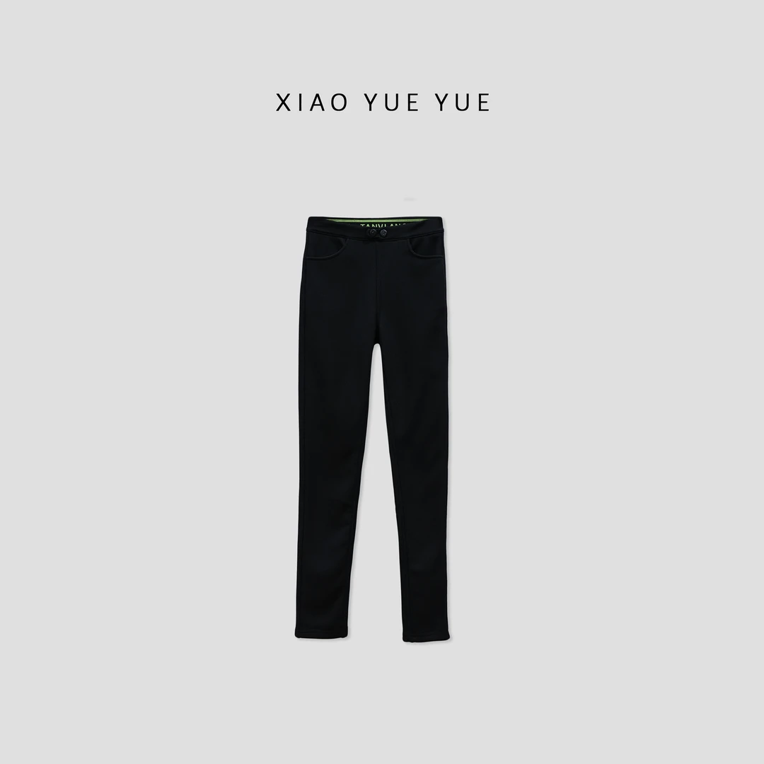 【瘦腿神器】A-02393冬季女士时尚显腿长紧身高腰保暖加绒铅笔裤