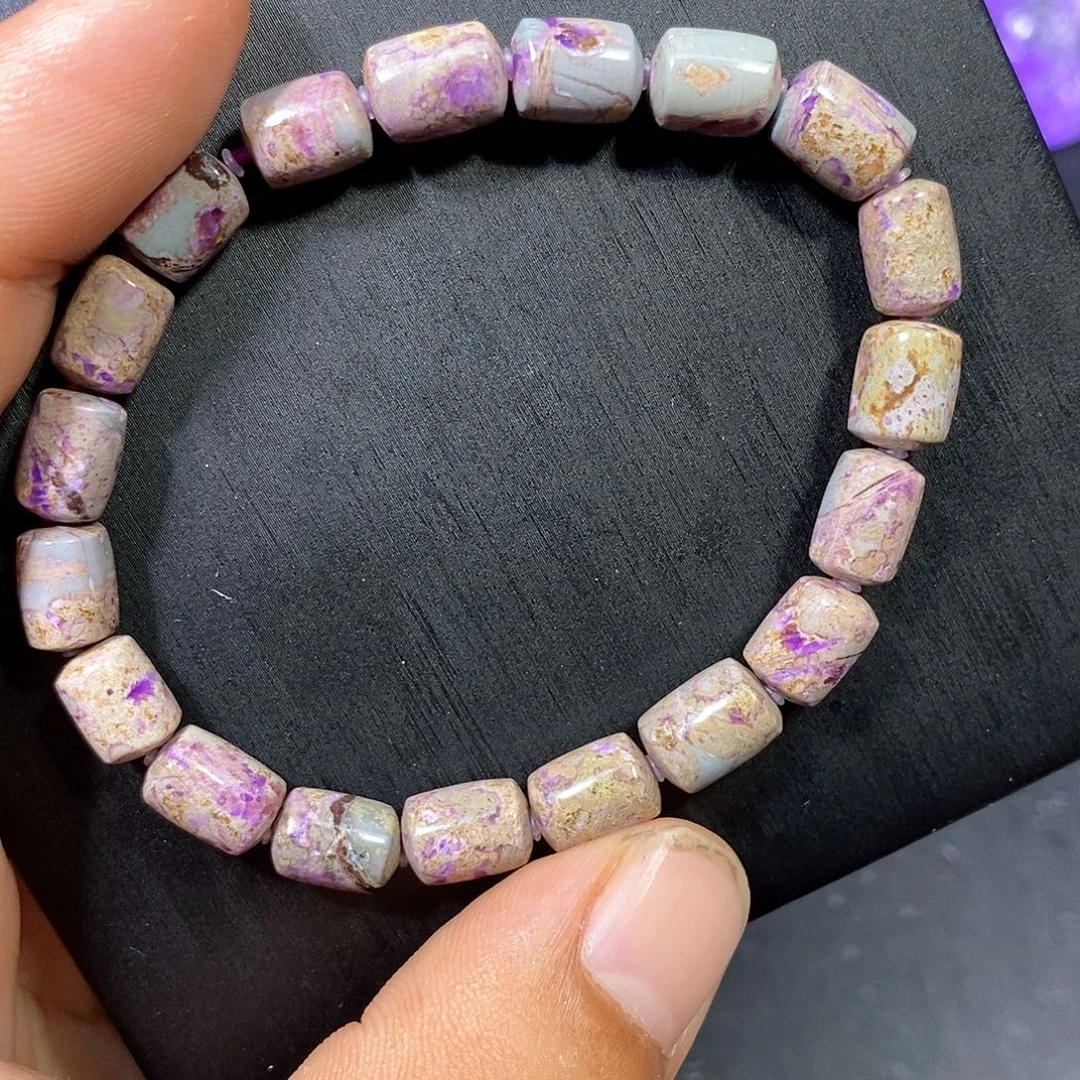 苏纪石（舒俱来）未镶嵌单圈春彩桶珠单圈