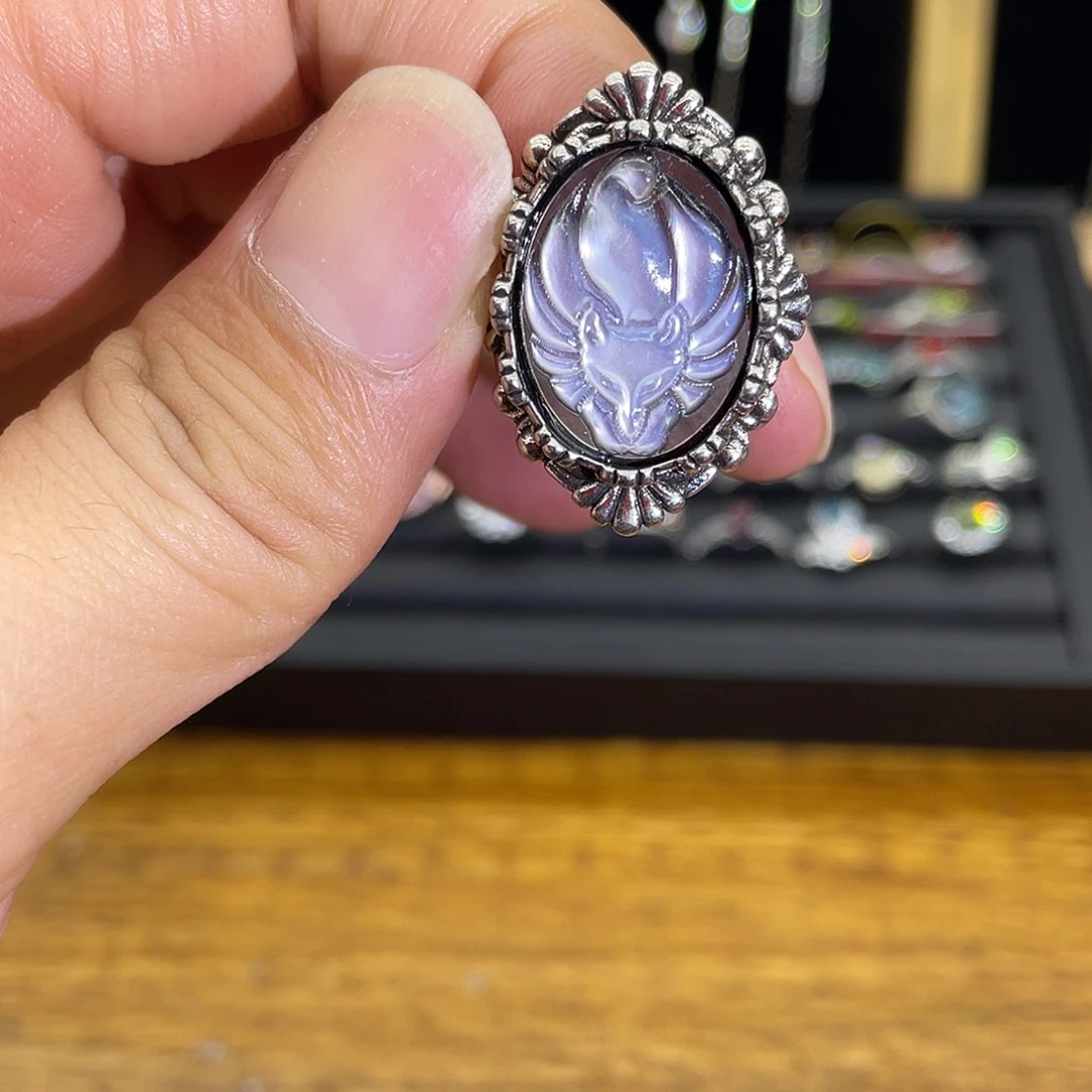 紫晶珠宝半成品未镶嵌