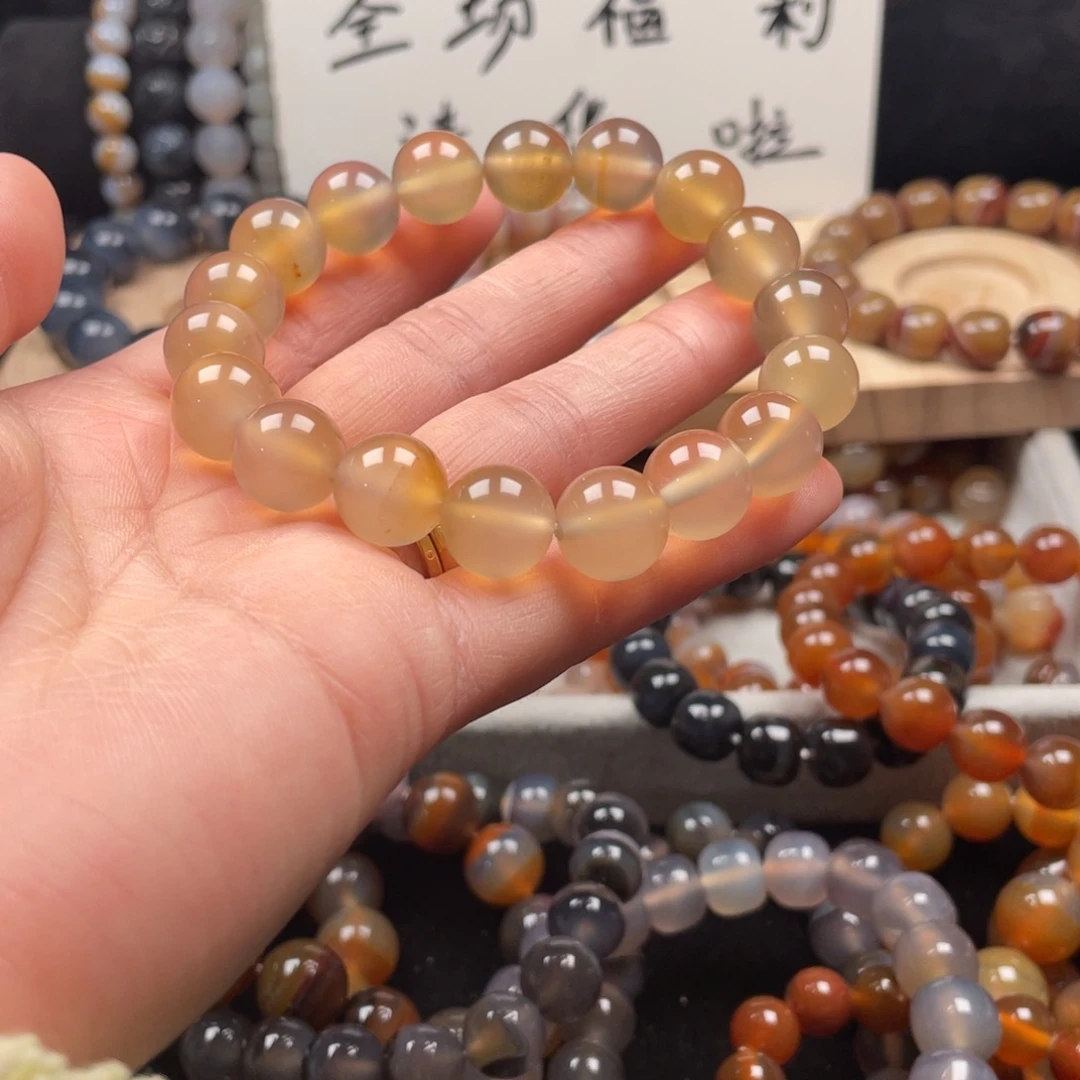 玛瑙/玉髓未镶嵌手链