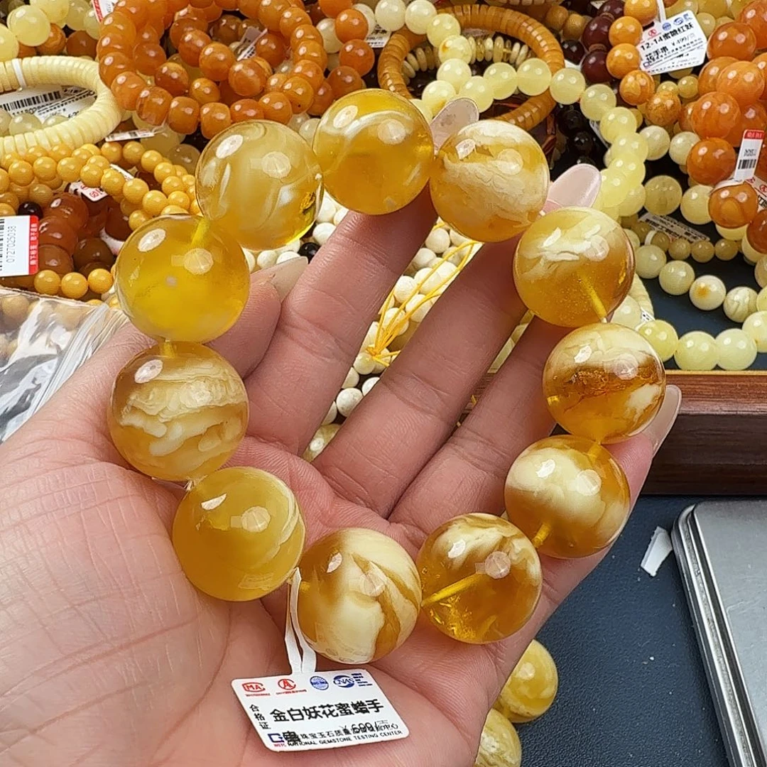 琥珀未镶嵌珠宝奇石
