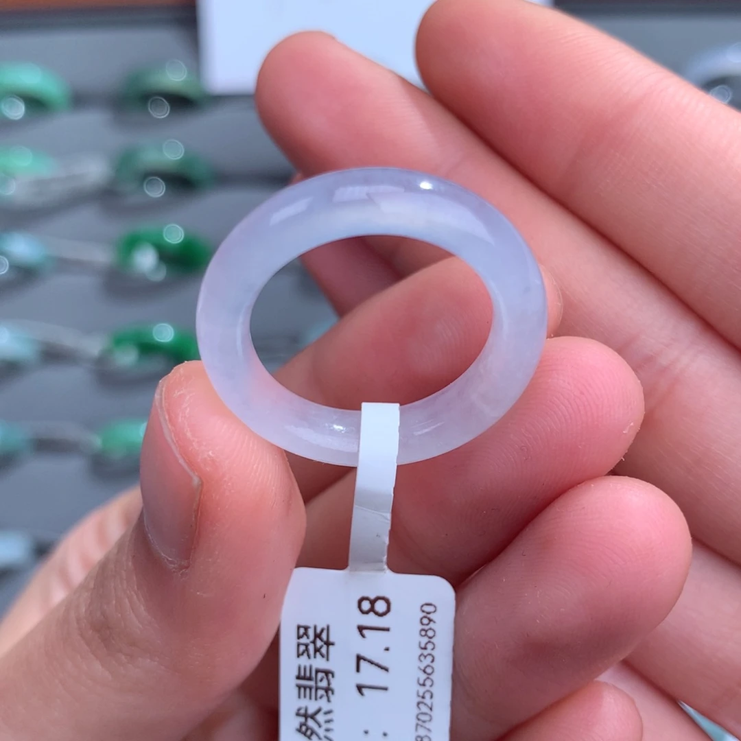 翡翠戒指未镶嵌天然