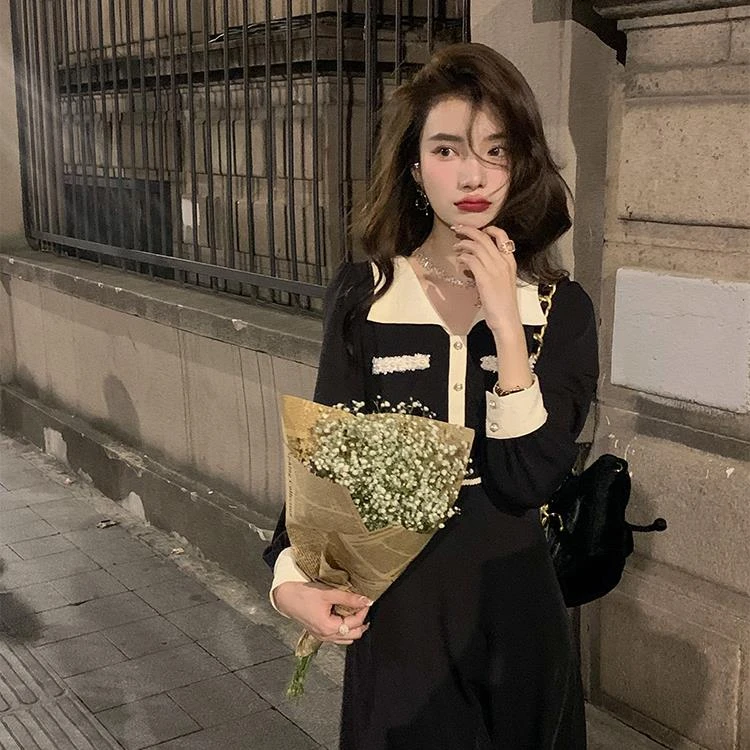 Meika-2024年原创新款显瘦收腰连衣裙-27314X