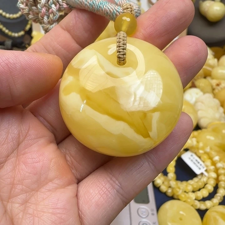 蜜蜡未镶嵌颈饰天然蜜蜡