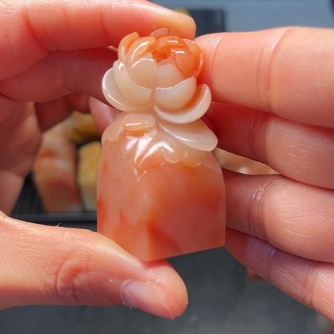 寿山石印石我在上课你呢