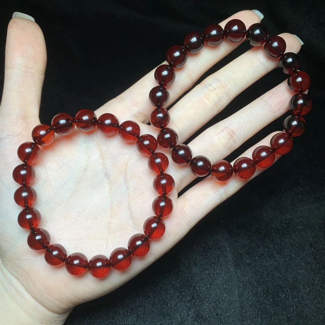 【云上叙】23 V5534-血珀单圈手串-多样性发一件-7.5mm（东哥）