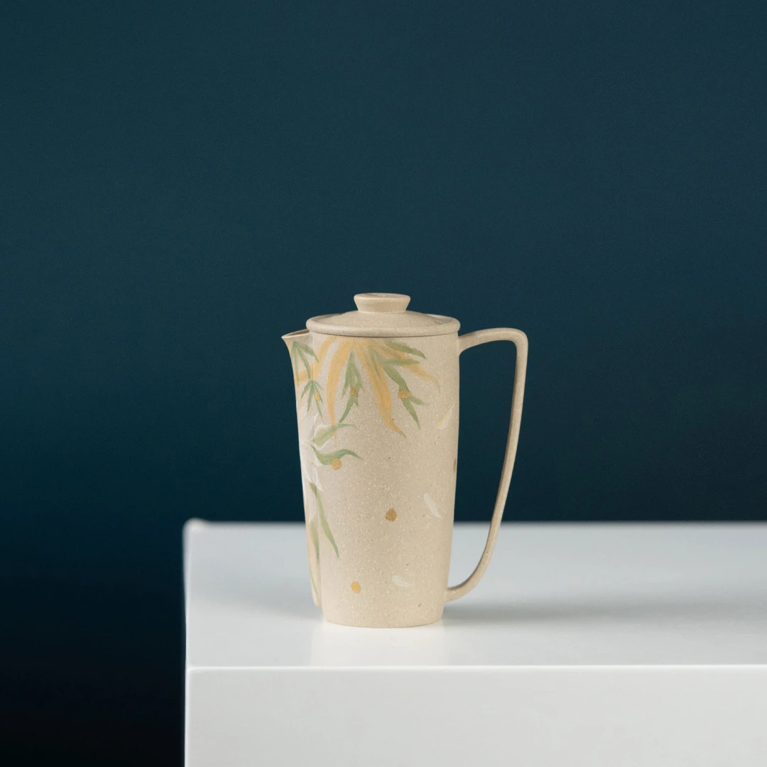 【利贞l萤光】原矿白段泥 约120cc 手工制作 紫砂壶茶具SLT