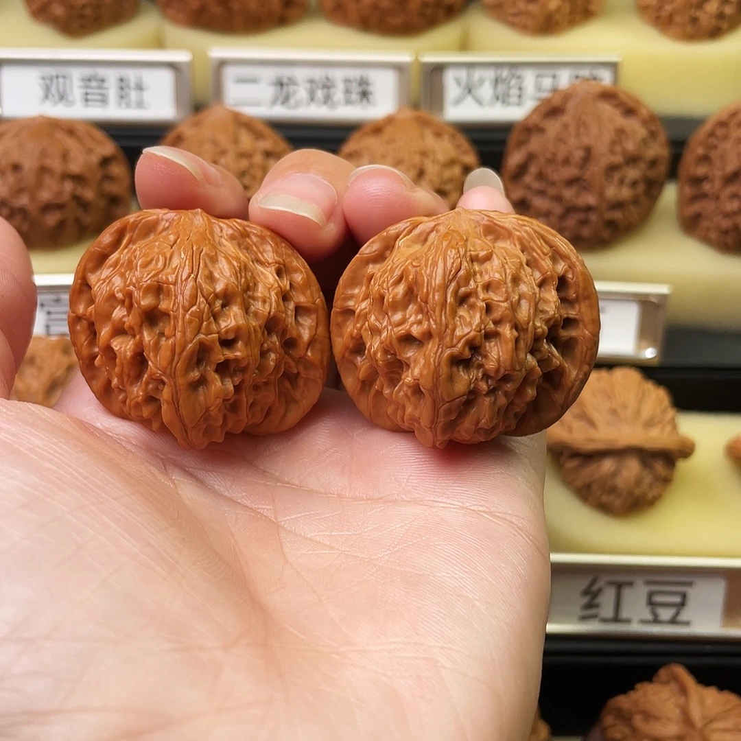 文玩核桃吊坠磨盘38全品973