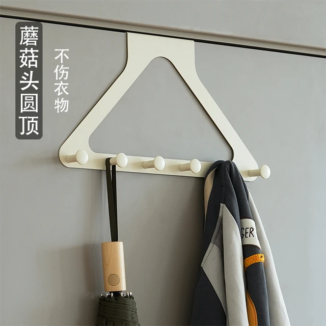 三角门后挂钩挂衣架衣柜外侧面挂架卧室门上挂衣服收纳直角挂衣钩