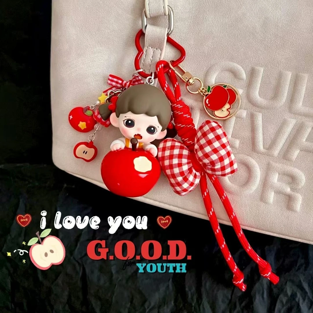 原创可爱提溜钥匙挂车挂手机挂包挂