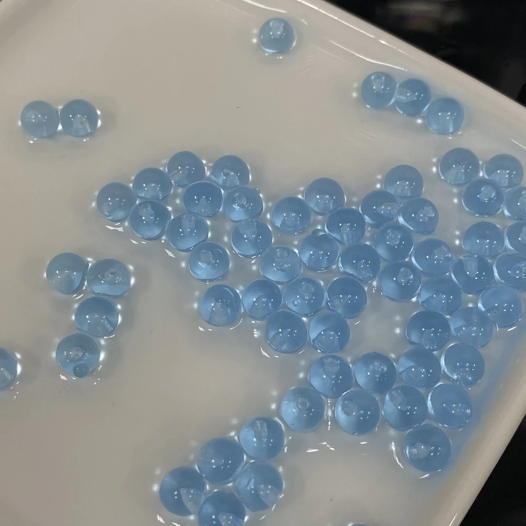 钛钢耳饰 Eternal蓝水母宝宝亚克力双头可拆卸钛钢材质穿刺饰品