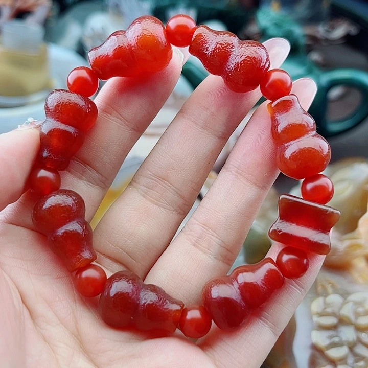 蓝***紀未镶嵌玛瑙手饰吊坠