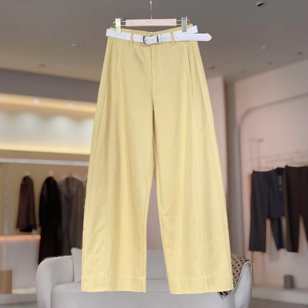 MeraxMer调性酷飒高腰显瘦直筒阔腿裤·天丝棉垂感舒服香蕉裤百搭