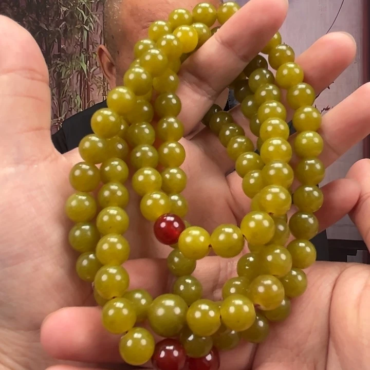 蛇纹石玉未镶嵌手链