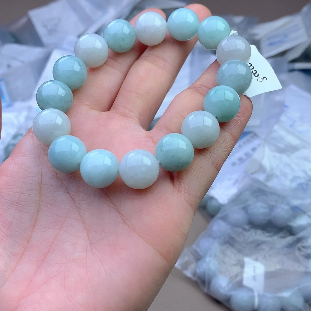 未镶嵌手串定制翡翠