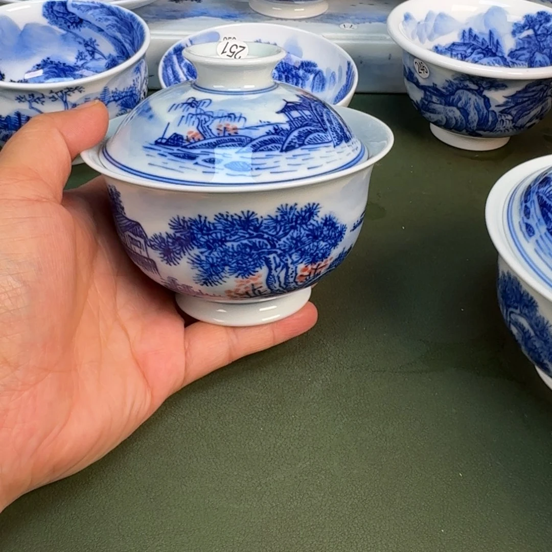陶瓷景德镇纯手绘茶具圆圆251