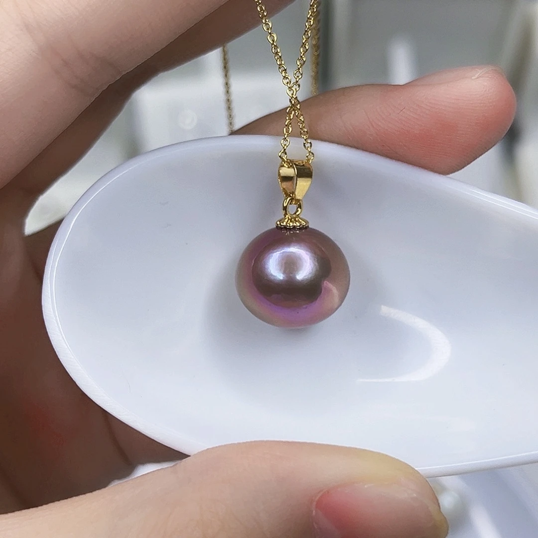 淡水珍珠吊坠(赠链)合金