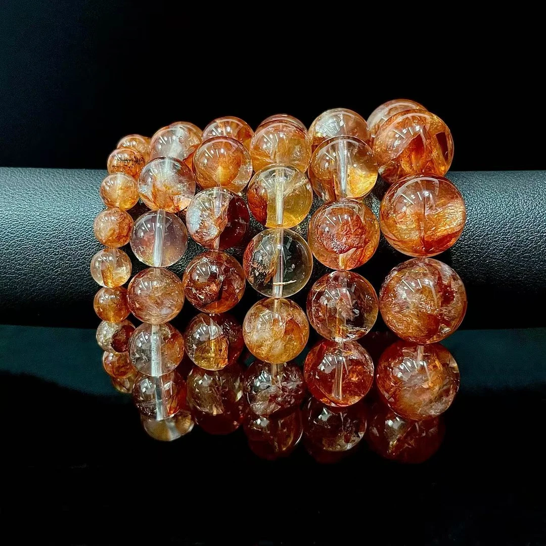 高品质红胶花手串9-19mm合集 FX-6236（多样性发其一）