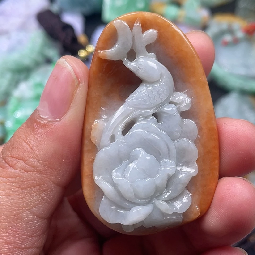 翡翠未镶嵌颈饰翡玉缘翡翠