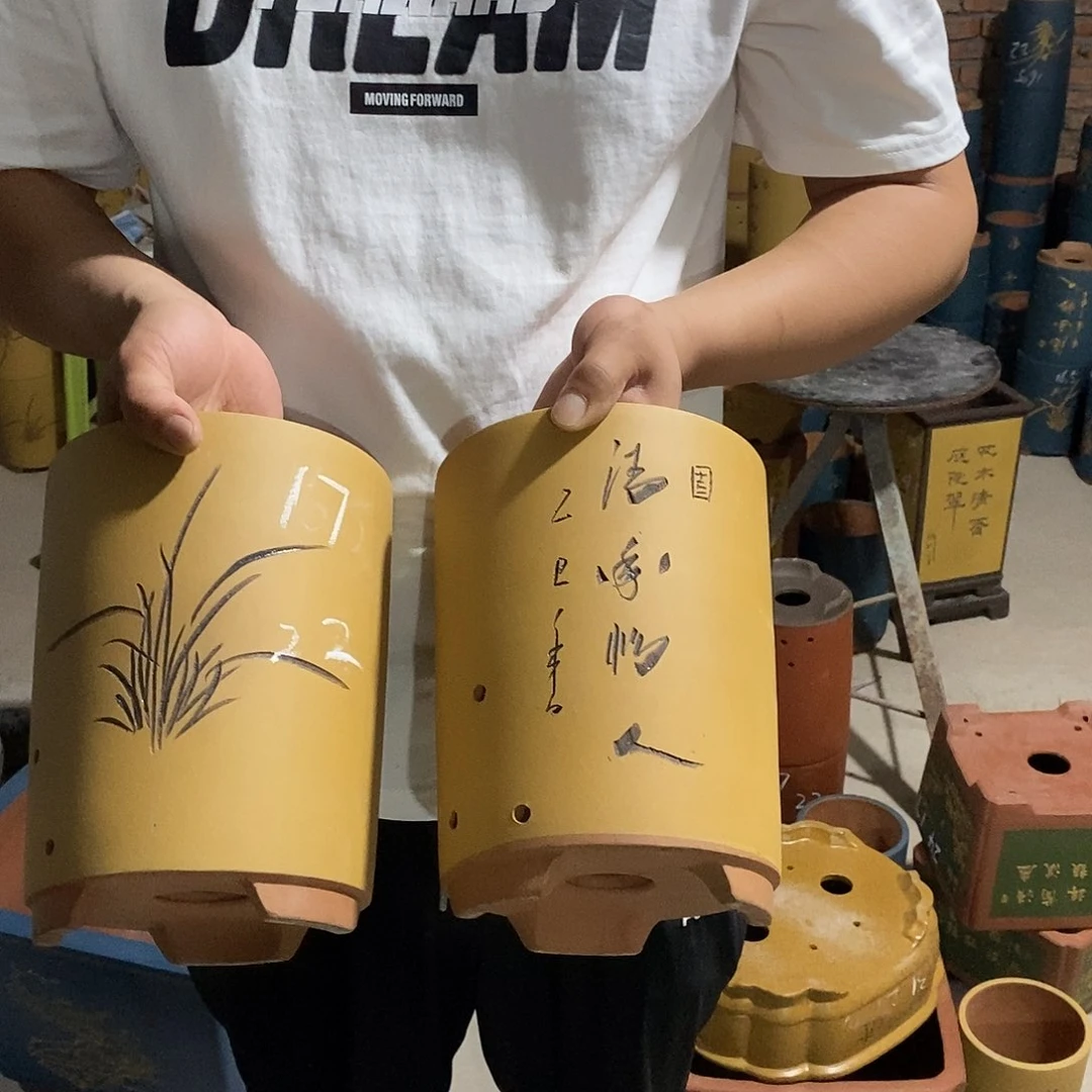 紫砂花盆紫砂花盆