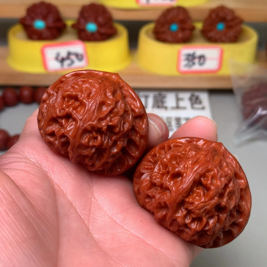 文玩核桃把件宫灯