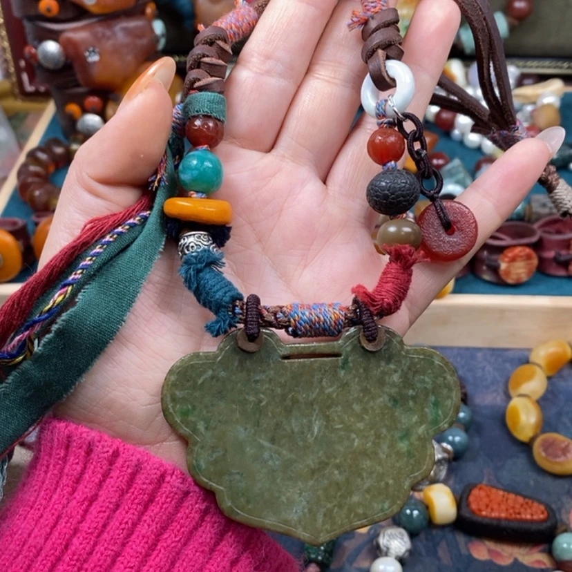 【闪购商品】翡翠颈饰未镶嵌项链