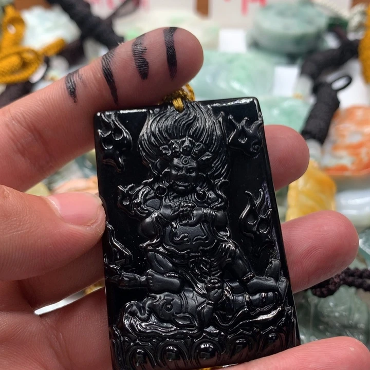 颈饰未镶嵌翡翠保真天然a货翡翠