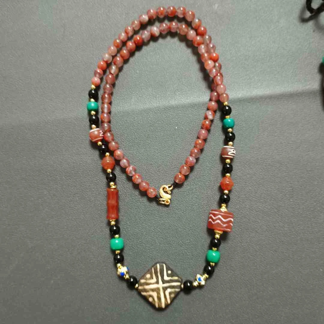 【宝韵】南红圆珠 多宝 脖挂  kc7893