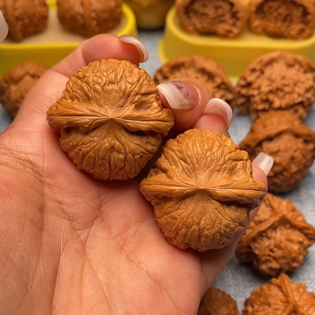 把件文玩核桃毕业粗棱肉球乾隆磨39尺全品