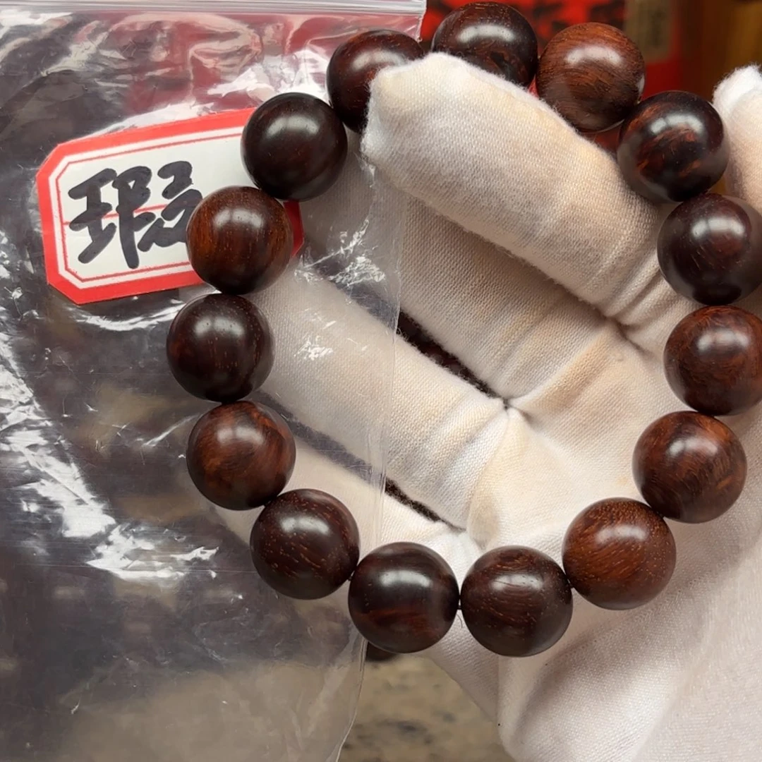 小叶紫檀手串/手链15瑕疵树心