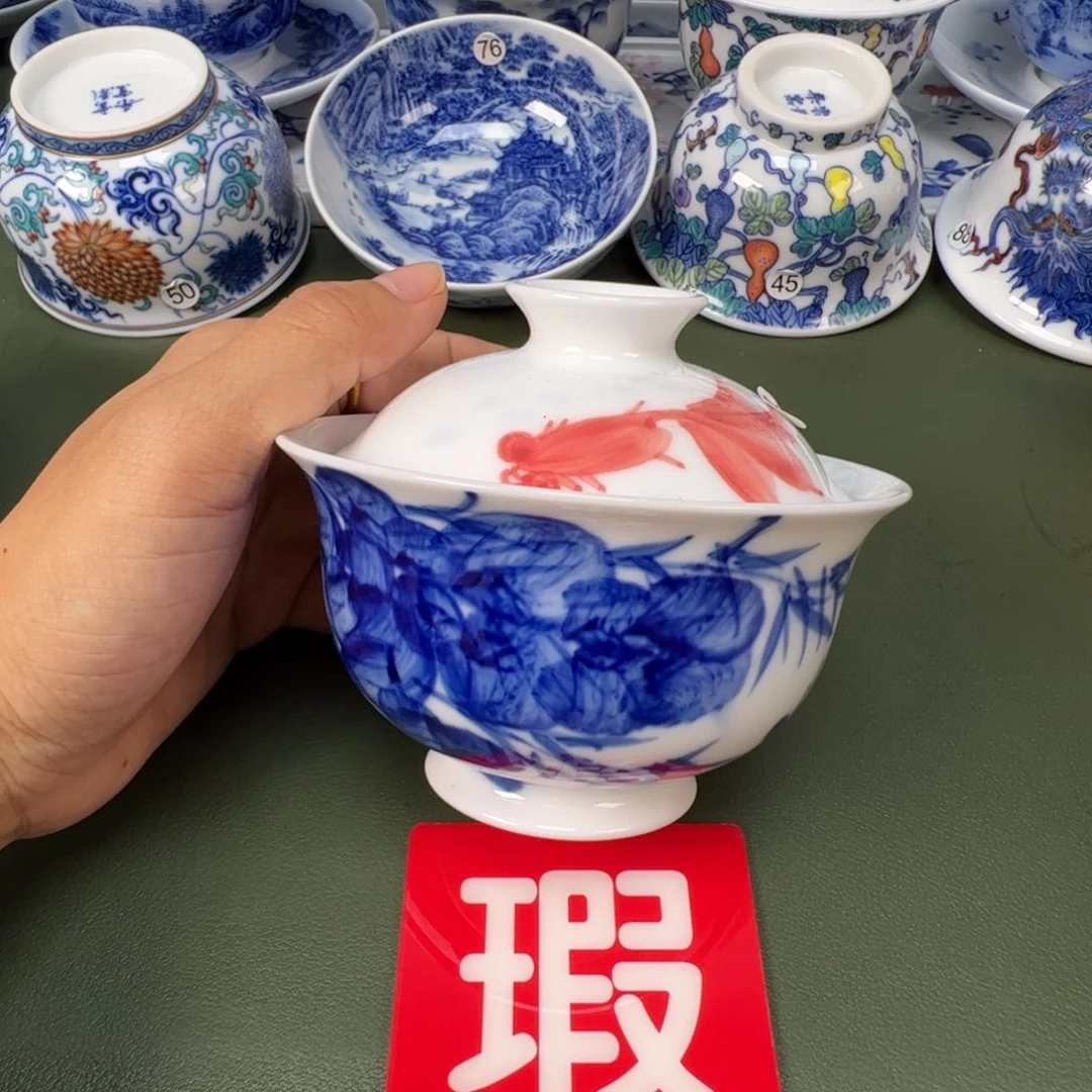 景德镇纯手工纯手绘茶具木木84