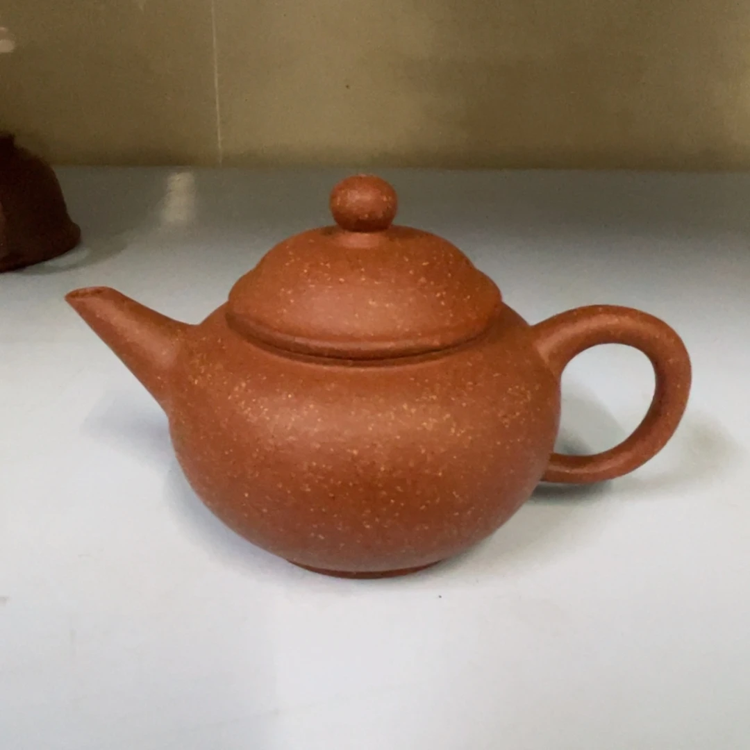 紫砂茶壶红降水平160cc