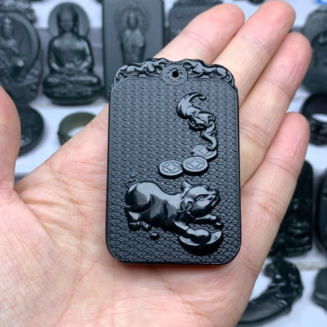 【闪购商品】和田玉颈饰未镶嵌辉双面雕刻