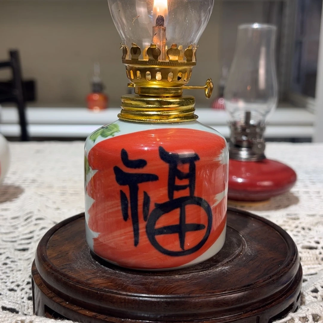 摆件景德镇陶瓷香薰灯