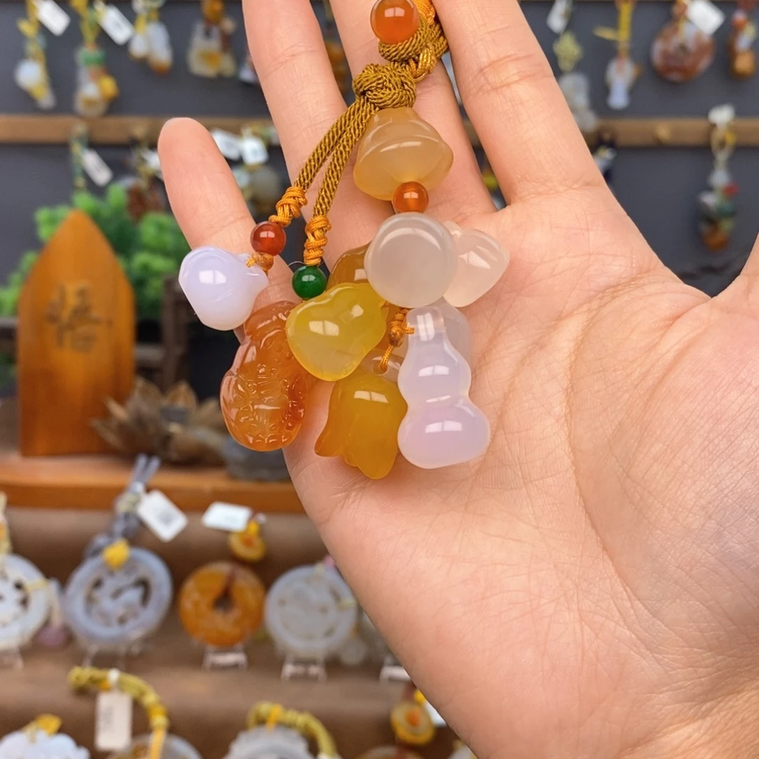 玛瑙/玉髓车挂未镶嵌6666666