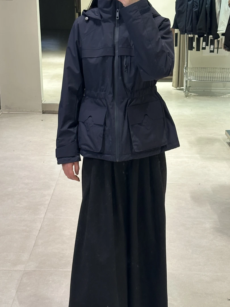 【木朴素羽绒服1】短款连帽休闲风冬季休闲款羽绒服6668