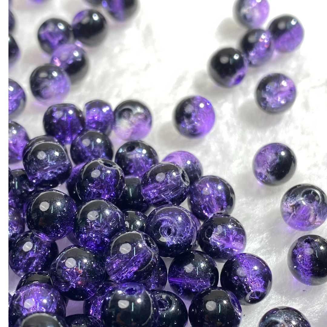 【景景家】【卡8mm】琉璃珠手工DIY串珠材料手作创意配饰